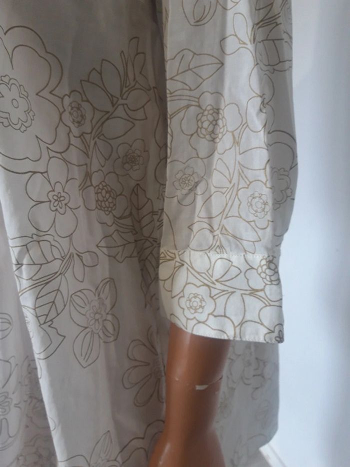 Blouse 3/4 Coton (blanc), XL / 42 / 14 - photo numéro 5