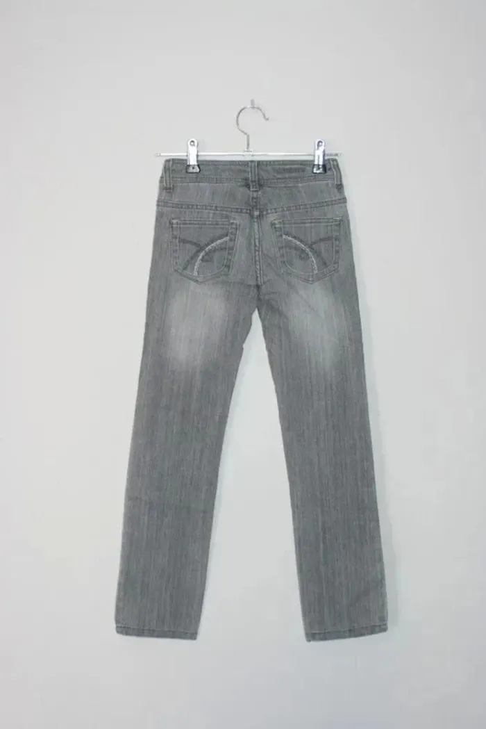 Jeans gris Dkny taille 8 ans - photo numéro 3