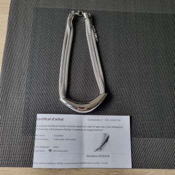 Collier Victoria argenté