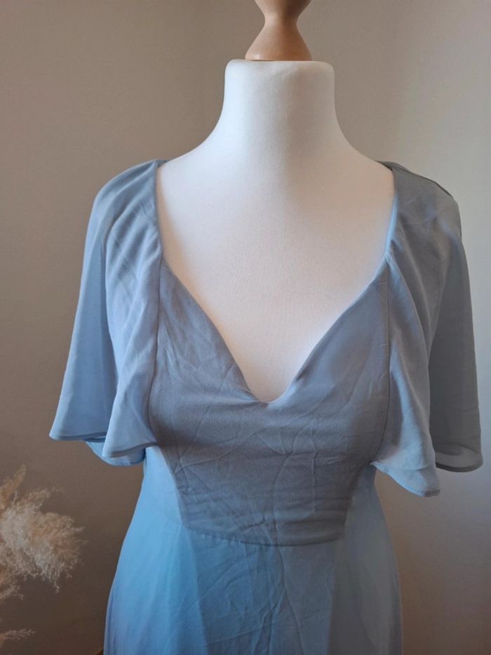 Robe longue bleue claire Shein taille M 38 - photo numéro 2