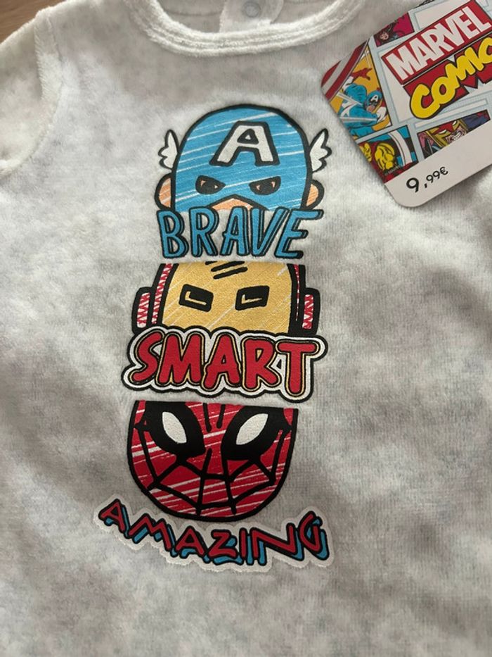 Pyjama Marvel Neuf 1Mois - photo numéro 2
