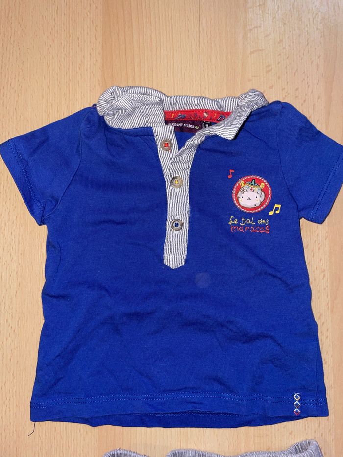 Ensemble polo pantalon léger garçon 9 mois - photo numéro 4