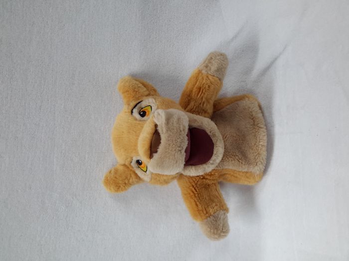 Peluche marionnette simba le roi lion disney - photo numéro 3