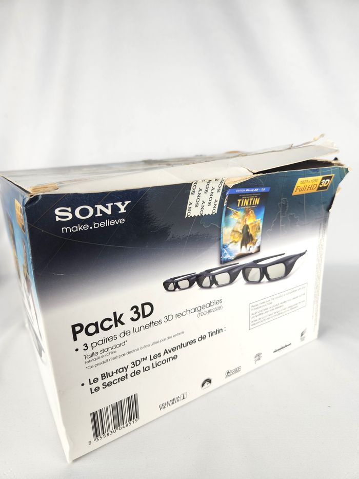 Pack 3D SONY Blu-ray Tintin "Le Secret de la Licorne" + 3 Paires de Lunettes 3D Actives SONY - photo numéro 8