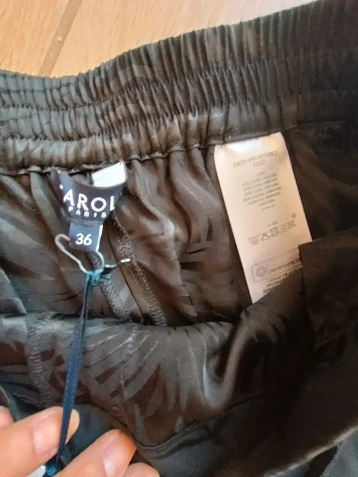 Pantalon fluide large neuf Caroll 36 - photo numéro 4