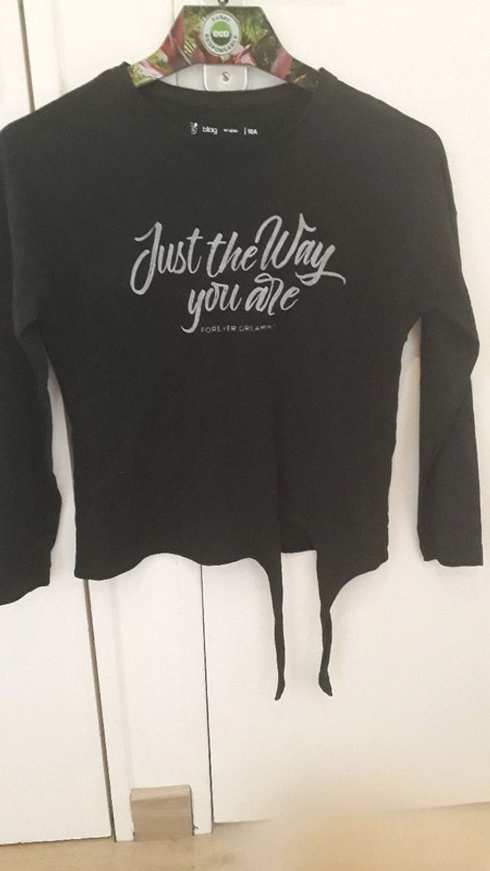 Haut noir à nouer - photo numéro 2