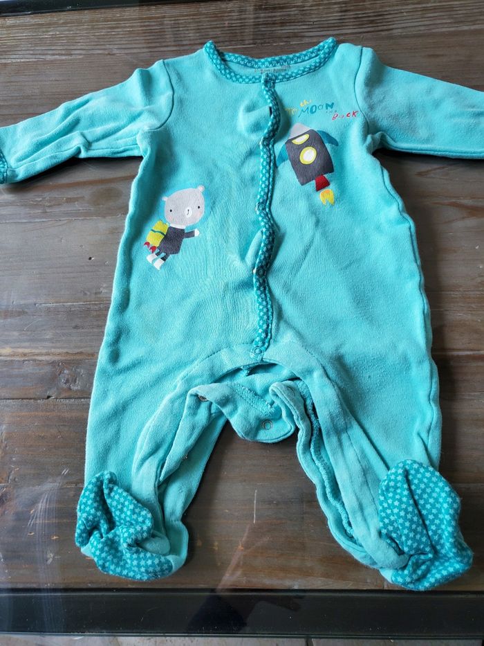 Lot 3 pyjamas légers 6 mois Orchestra - photo numéro 4