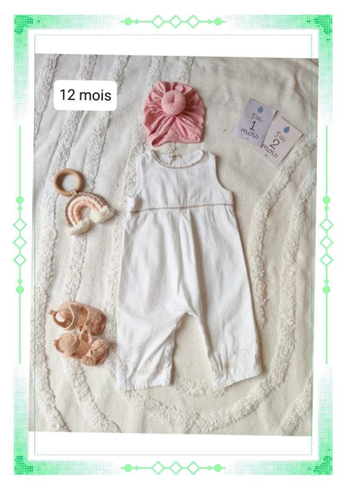 Combinaison petit bateau fille 12 mois