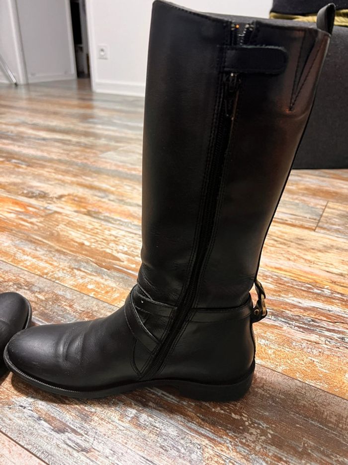 Bottes cavalières cuir noir 37 Ubik - photo numéro 8