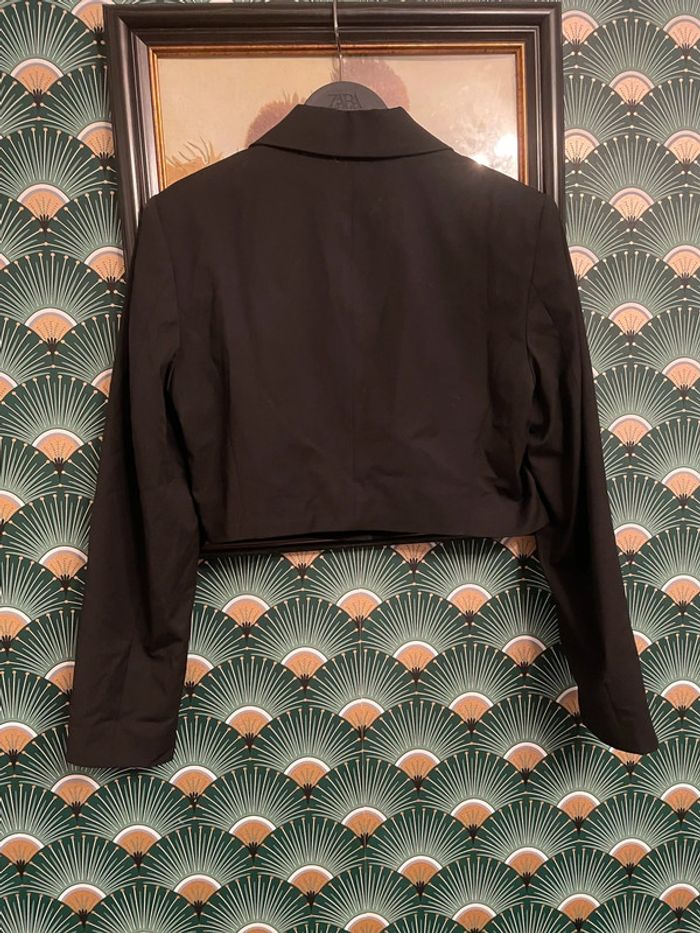 Veste blazer zara noir taille L collection 2023 - photo numéro 2