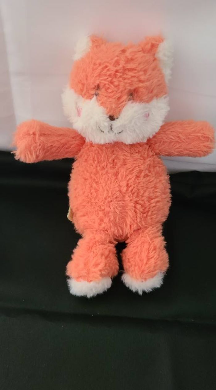 Gipsy Toys - Renard Econimals - Peluche Eco-Responsable - 15 cm - Orange - photo numéro 3