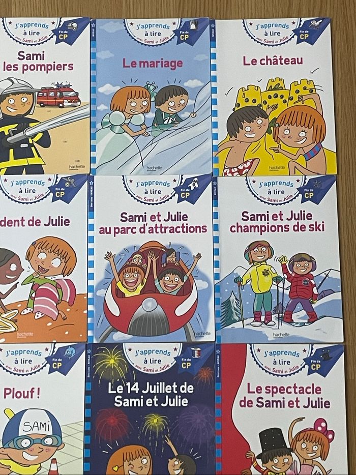 Lot 9 livres premières lectures CP j’apprends à lire avec Sami et Julie fin CP - photo numéro 3