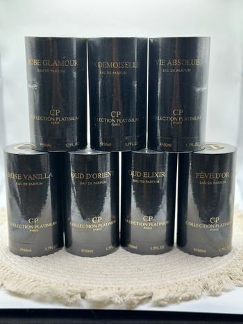 7 parfums  Collection platinium au choix