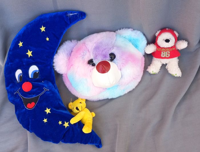 Lot de 3 peluches ourson