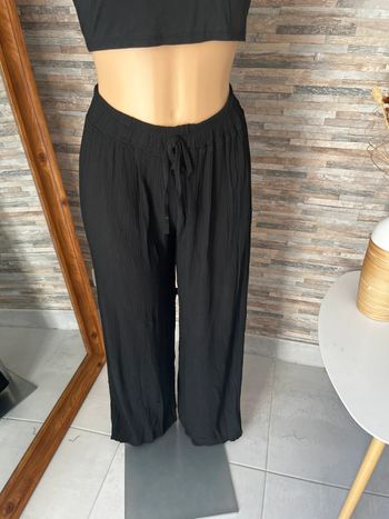 Pantalon fluide noir