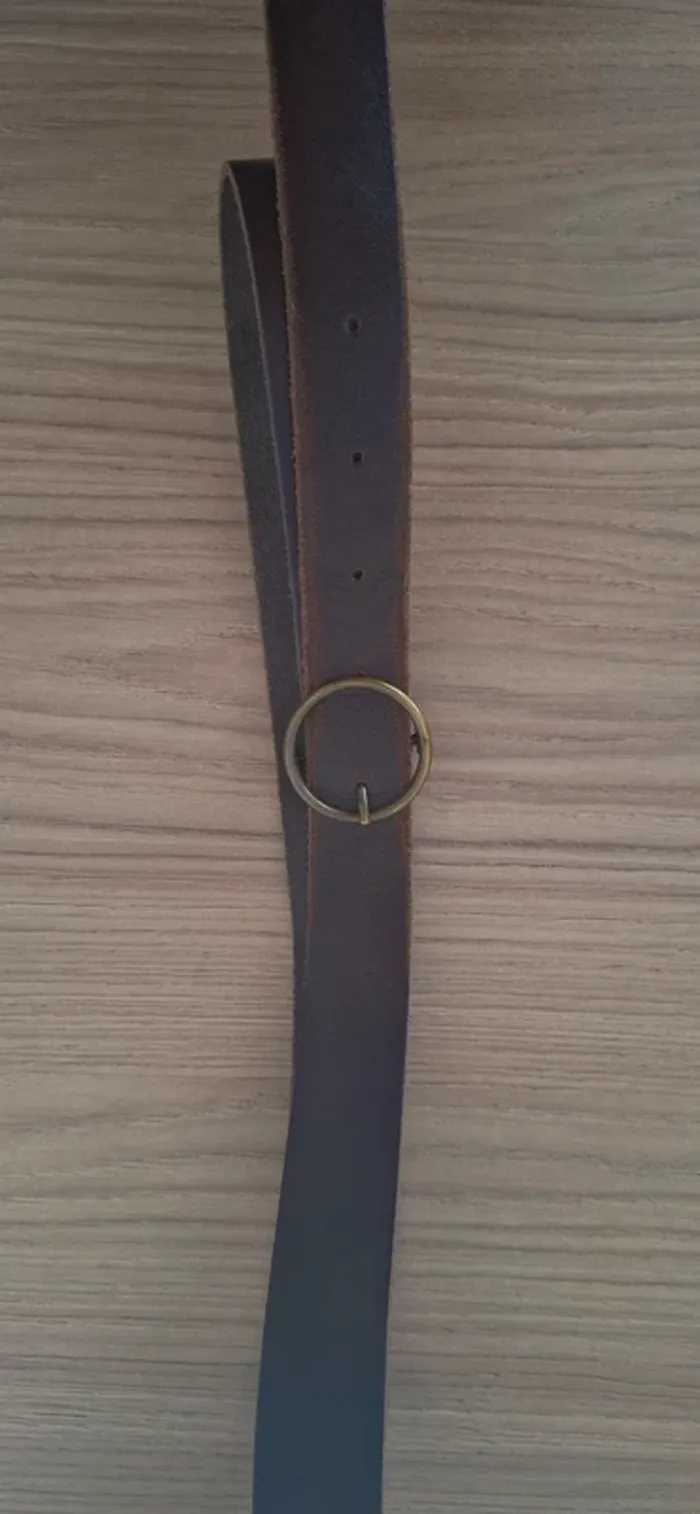 Ceinture en cuir marron chocolat – LA tendance de la saison 🌟