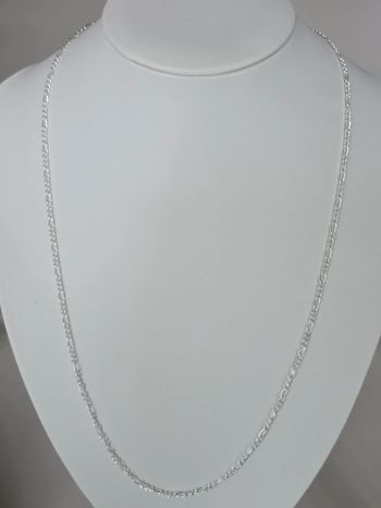 Collier maille figaro 2mm 60cm