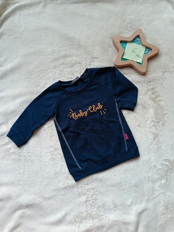 Pull bleu 6 mois Bakkaboe
