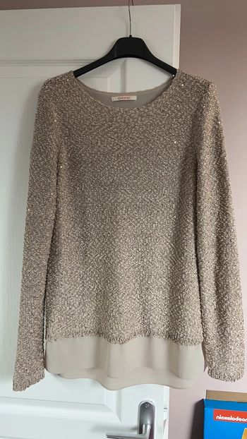 Pull Camaïeu beige