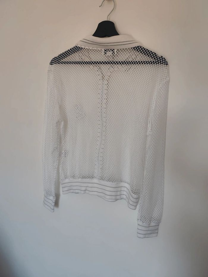 Sweat zippé blanc transparent taille 44 année 2000 - photo numéro 5
