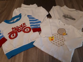 Lot 4 tee shirt manches longues