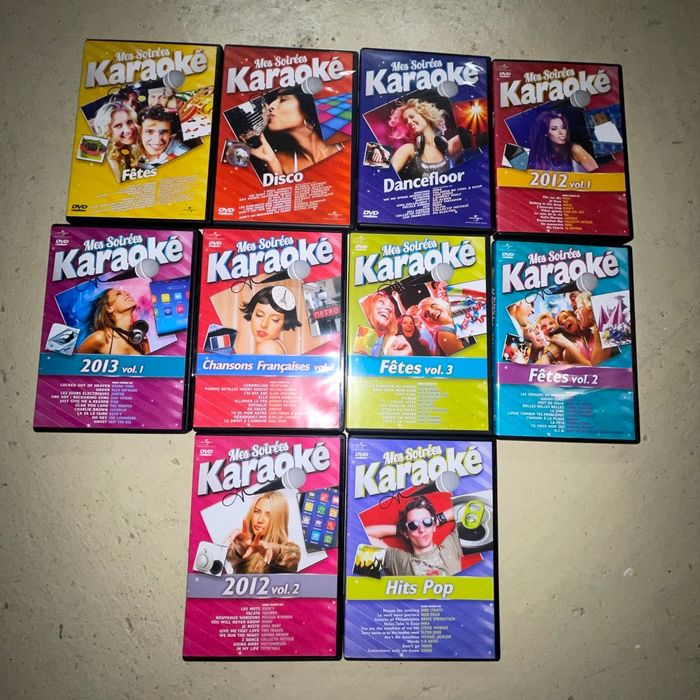 10 CD karaoké