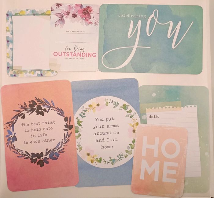 Scrapbooking die cuts cartes project life - photo numéro 5