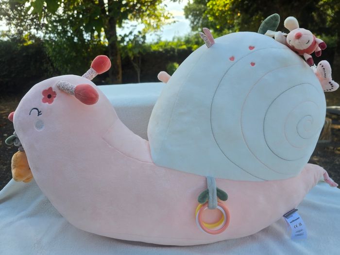 Grande peluche escargot d'éveil - photo numéro 3
