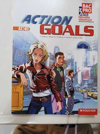 Manuel anglais action goals bac professionnel