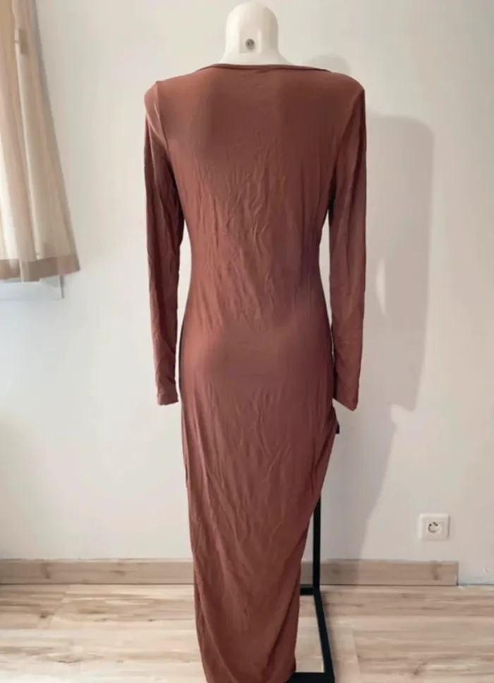 Robe longue marron - photo numéro 4