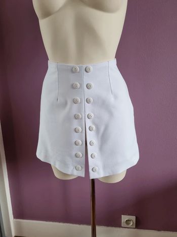 Jupe-short blanche Y2k jennyfer