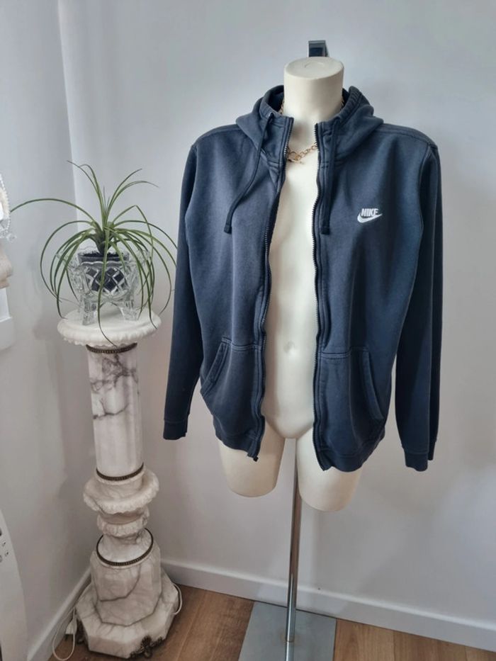 Sweat zippé Nike noir et blanc - photo numéro 15