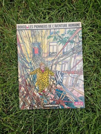 Bande  dessinée  Les pionniers de  l'aventure  humaine