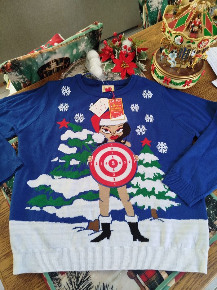 🎯 Pull de Noël d’exception T.S– pour ceux qui visent juste ! 🎯 - photo numéro 10