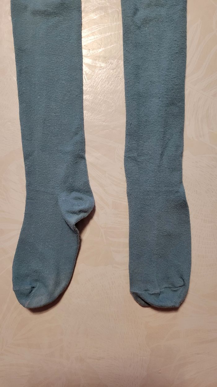 Collants couleur bleue taille 122cm C&A - photo numéro 3