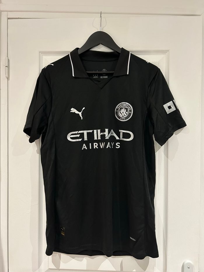 Maillot Football Foot Manchester City Noir Taille M