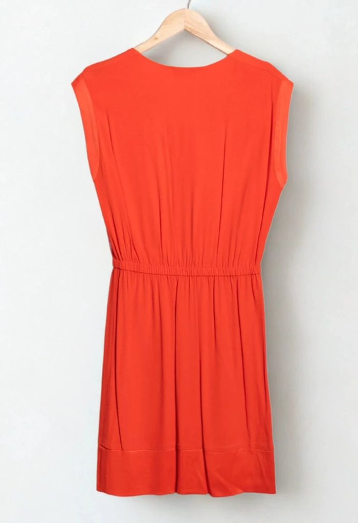 Robe Sandro Paris – rouge orangé - photo numéro 6