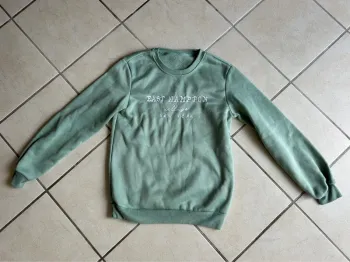 Sweat Shein "East Hampton" vert sauge