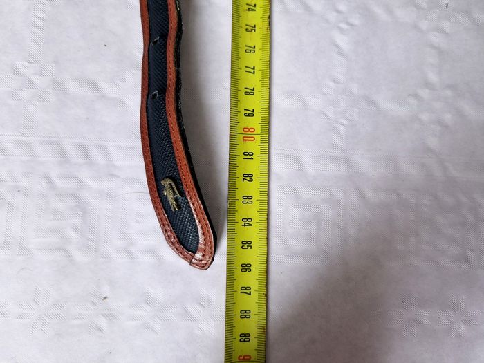 Ceinture en cuir Lacoste  , 85cm , mixte - photo numéro 10
