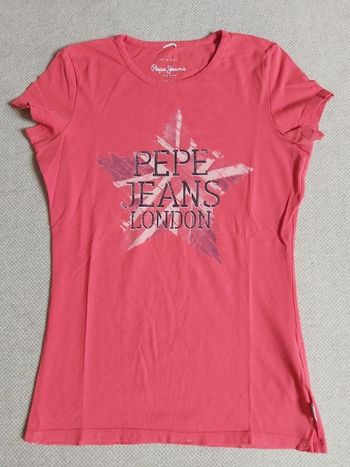 Tee-shirt manches courtes rouge T.XS - Bonobo