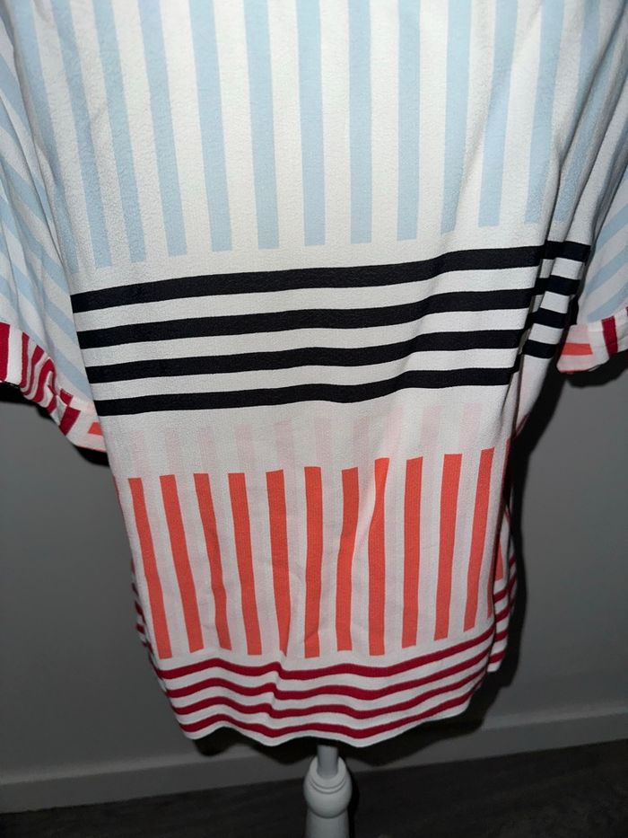 Blouse à rayures multicolore Cop Copine T38 M - photo numéro 8