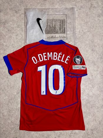 Dembelé maillot psg rouge