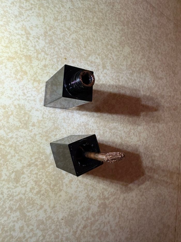 Gloss marron pailleté - photo numéro 4