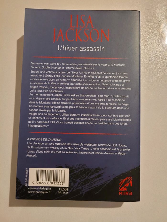Livre L'hiver assassin Lisa Jackson - photo numéro 2