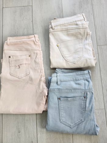 Lot 3 jeans et pantacourts taille 38 Camaïeu XMAX