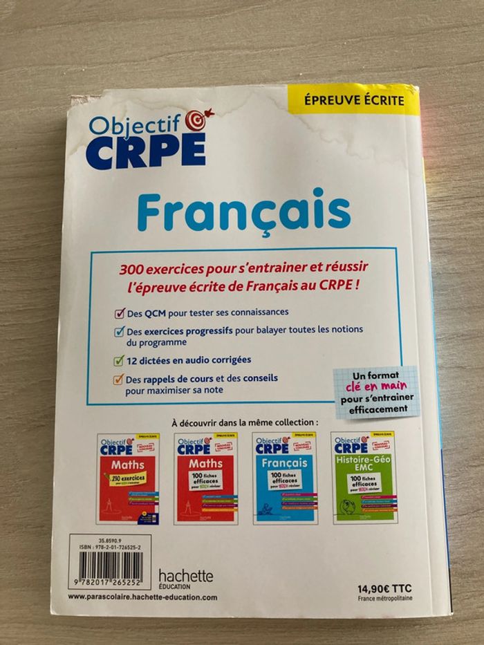 Objectif CRPE 2026 – Français – 300 exercices corrigés - photo numéro 5
