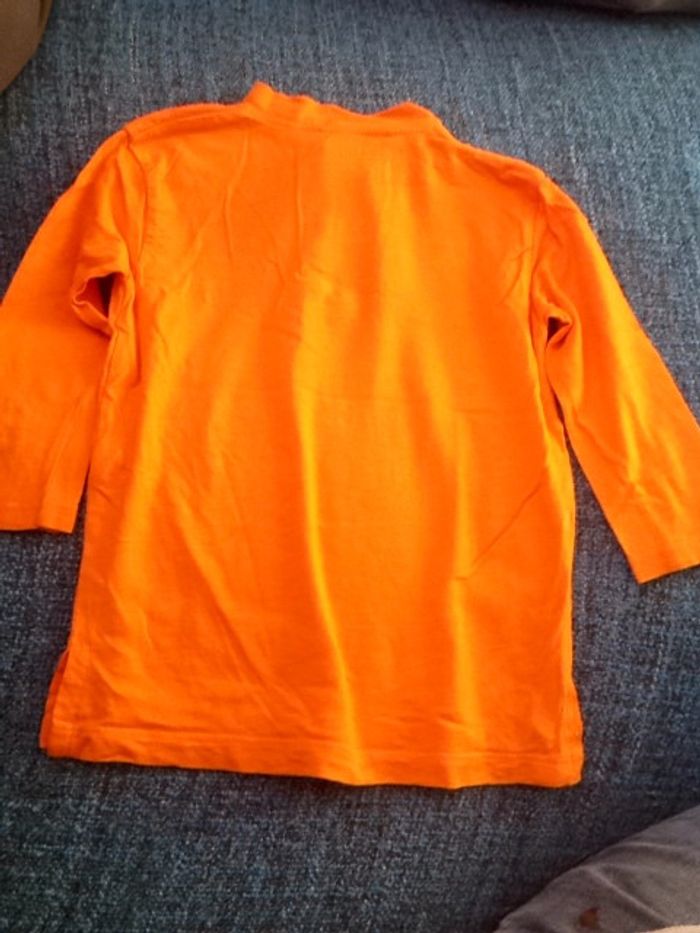 Tee-shirt manches longues Trente Trois orange - 2/3 ans - photo numéro 4