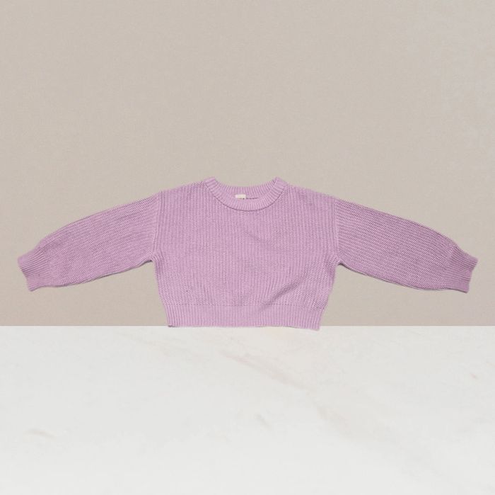Pulls en laine shein rose & lila taille 5 ans - photo numéro 2
