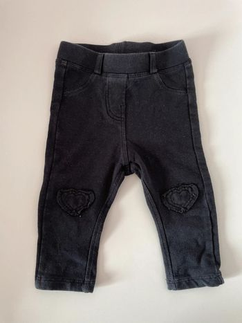 Pantalon noir 6 mois bébé fille