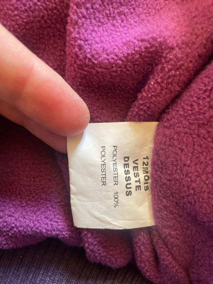 Doudoune polaire fille 12 mois - photo numéro 6